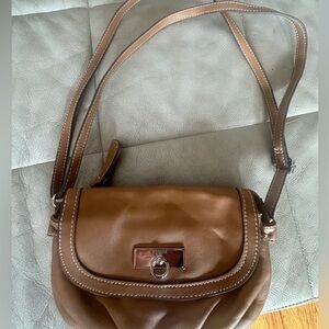 Rosetti Brown Crossbody Bag with Flap Closure